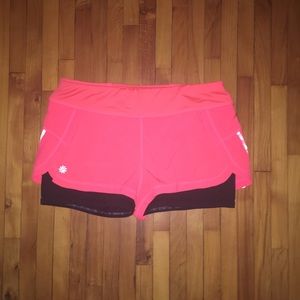 Athleta Bright Pink Workout Shorts